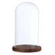 thumbnail image 2 of Campana De Cristal Con Base De Madera, Cubierta De Soporte Para Paisaje De Flores, Color Negro A, 2 of 5