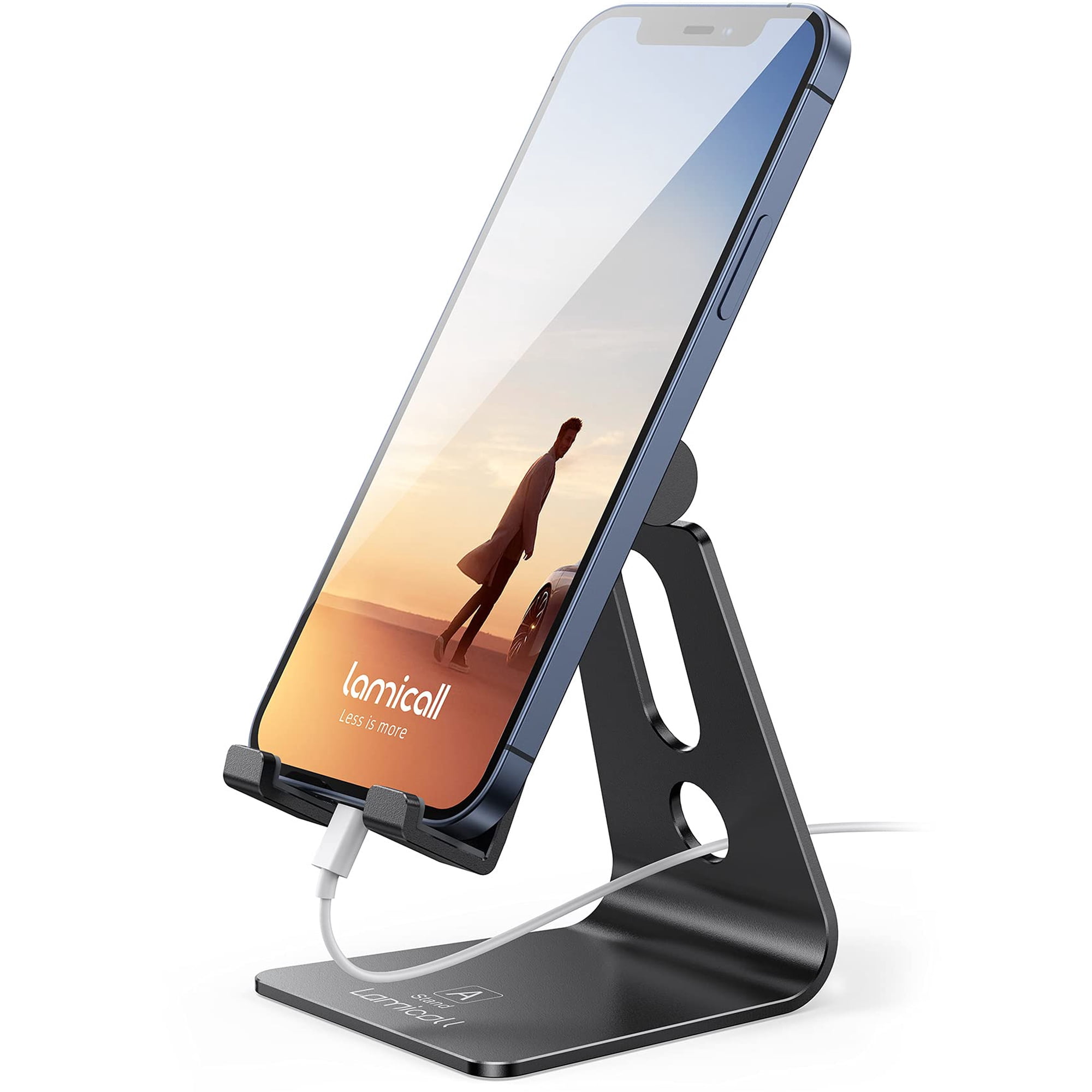 Soporte Para Teléfono Celular Lamicall Soporte De Escritorio Ajustable Negro