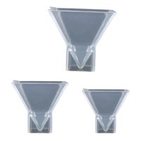 Bothyi - 3 Moldes De Silicona De Pirámide Transparente, Molde De Fundición De Resina, Herramientas De Cristal Epoxi Diy