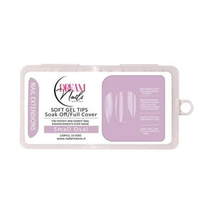 Dream Nails - Tips Uñas Soft Gel Small Oval 120 Unidades