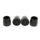 thumbnail image 5 of 4 Piezas De Virola De Bastón, Puntas De Muleta De Goma, Protector De Extremo Inferior, Negro, 5 of 5