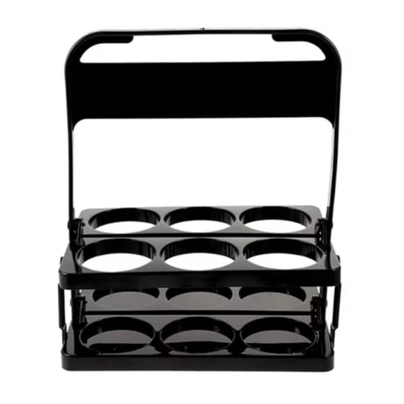 Porta Botellas Plegable Canasto - Capacidad 6 Botellas