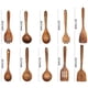 thumbnail image 2 of Juego de cucharas de madera BOKALAKA, 10 unidades, para cocinar en teca natural, 2 of 6