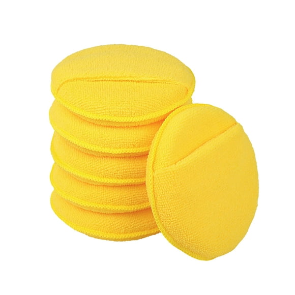 Aplicador de cera FONAROLL 13 cm, paquete de 6, amarillo