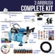thumbnail image 2 of Kit de sistema de aerografía Master Airbrush Cool Runner II con 3 aerógrafos y pintura acrílica de 6 colores, 2 of 6