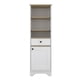 thumbnail image 2 of Estante Organzador Baño 1 Puerta 1 Cajon Fm-005C Café Claro Y Blanco, 2 of 7