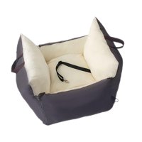 Magideal - Asiento Ligero Para Perros, Gatos, Coches, Elevador, Correa De Seguridad, Jaula, Cama, Reposabrazos Para Cachorros, Caja Para Perros Pequeños, Mediano Gris