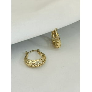 Collarbeauty - Aro Bañado En Oro 18K