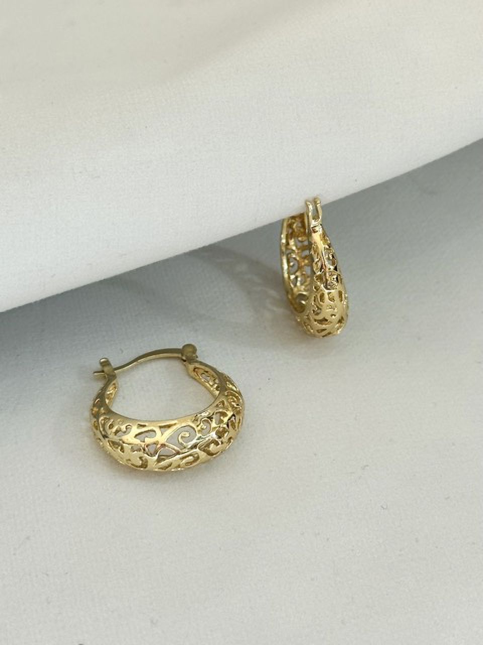 Collarbeauty - Aro Bañado En Oro 18K