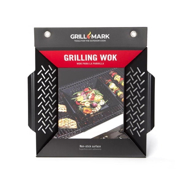Wok Topper Grill Mark Steel 30 cm x 30 cm, 1 paquete