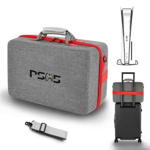 Genérico - Funda De Transporte Compatible Con Ps5, Funda De Viaje Rígida, Funda Protectora Organizadora Para Consola Playstation 5, Mando Doble Y Accesorios-Para Ps5 2020