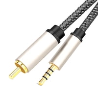 Magideal - Cable Coaxial De Audio Y Video Digital Conector Sin Pérdidas De 3 5 Mm Adaptador De Entrada Auxiliar Cable Coaxial De Extensión Para 50Cmx1Cmx1Cm