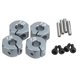 thumbnail image 5 of Adaptador De Cubo Hexagonal De Rueda De 4X12 Mm De 7 Mm De Espesor Para RC Car 1/10 Actualizaciones De Titanio, 5 of 5