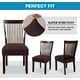 thumbnail image 4 of fundas elásticas de licra para asiento de silla de comedor, fundas de cojín para sillas de cocina, extraíbles y lavables. $Fundas para sillas de comedor., 4 of 8
