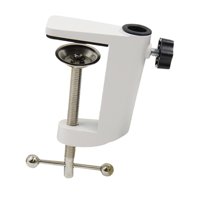 Magideal - Capacitación De Montaje De Escritorio Monte Monte Suxbreña Soporte De Escritorio Resistente Base De Lámpara De Lupa Para Lupa Para Lámpara De Vidrio Aluminio Blanco