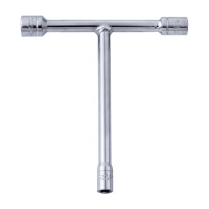 Ioensy - Llave De Tubo De 3 Vías Con Mango En T Para Reparar Motocicletas Y Automóviles