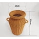 thumbnail image 2 of Xiao Hua Florero de Sauce, Canasta de Flores de Ratán Tejida, Soporte de Flores simple Adecuado para Decoración Del Hogar y Bodas, Marrón Claro, 1 Pieza, 2 of 4
