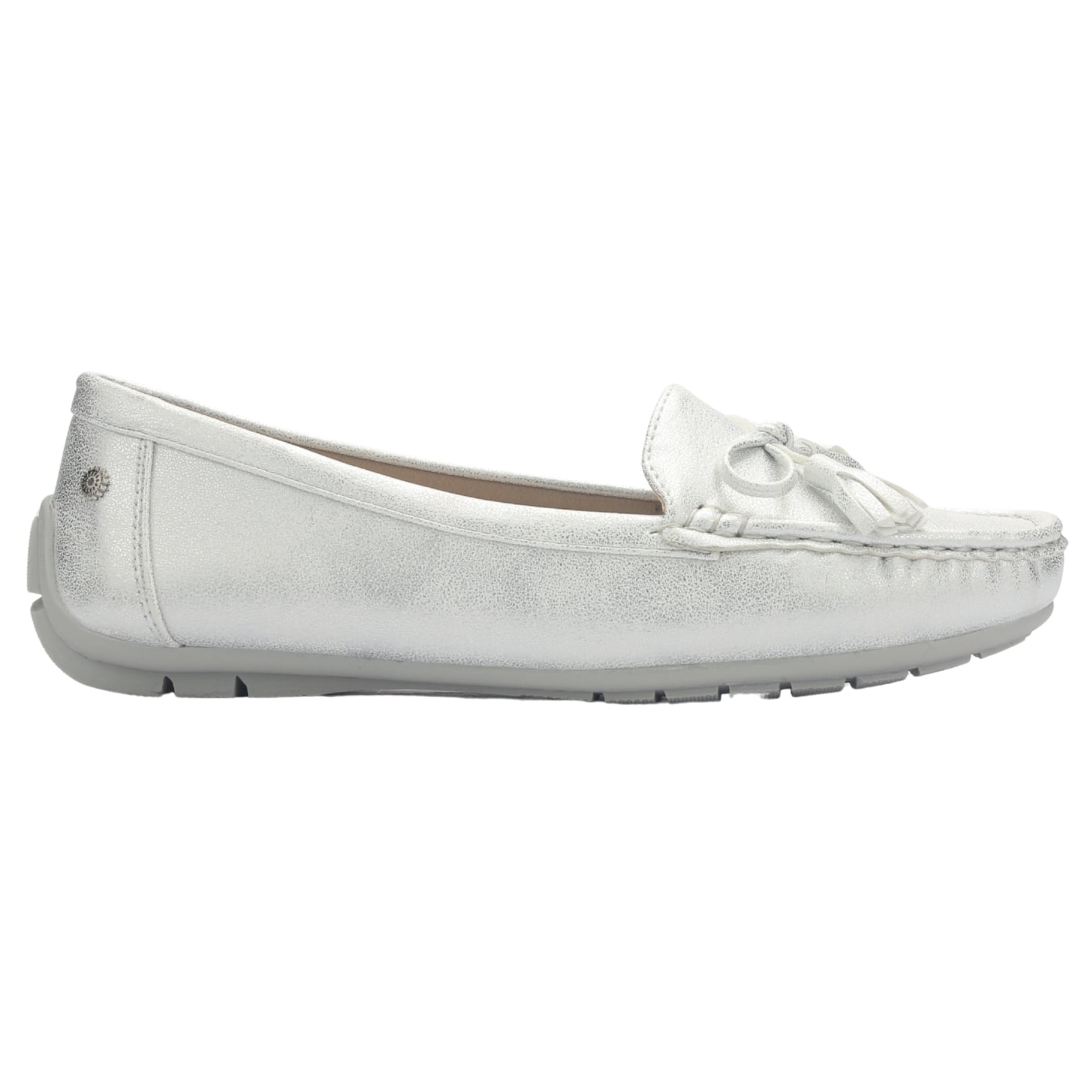 Mocasin Mujer Chalada Nautico-3 Plateado Casual