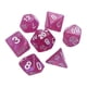 thumbnail image 5 of Juego De Dados Poliédricos De 7 Piezas, Juego De Dados Para Fiesta, Juego De Mesa, Juego De Cartas, Rosa, 5 of 5
