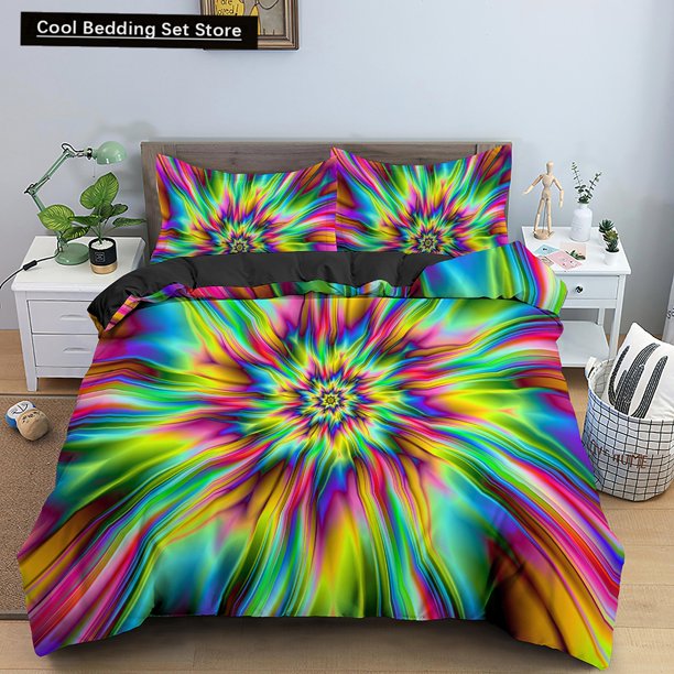 x725 Bed Sheets Galaxy Duvet Cover Twin Full /Bedding Set Universe Outer Space Themed Starry Polyester Quilt Cover 3-Piece Bedding Set (1 Duvet Cover + 2 Pillow Shams) nj725