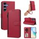 thumbnail image 1 of Funda con Billetera para [Samsung Galaxy S25] con Bolsillo Zipper y Tarjetero Rojo, 1 of 6