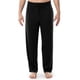 thumbnail image 1 of Pantalón de Pijama para Hombre IZOD de Punto Jersey Negro Talla 6X, 1 of 5