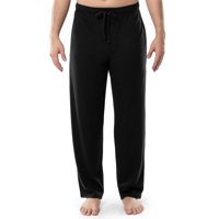 Pantalón De Dormir Izod, Tejido De Punto, Para Hombre, Negro, 2 Veces De Altura