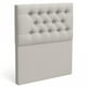 thumbnail image 1 of Respaldo De Cama 1 Plazas Gris Claro Capitone, 1 of 2