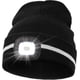 thumbnail image 1 of Gorro de seguridad con luz LED y banda reflectante de alta visibilidad para invierno, ideal para actividades al aire libre, trabajo y deportes, ideal como regalo para hombres y papás CLT01, 1 of 6