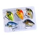 thumbnail image 3 of 5x Mini Crankbait Se?uelos De Pesca Cebo De Pesca Realista Para Trucha Walleye Boat Style A, 3 of 5