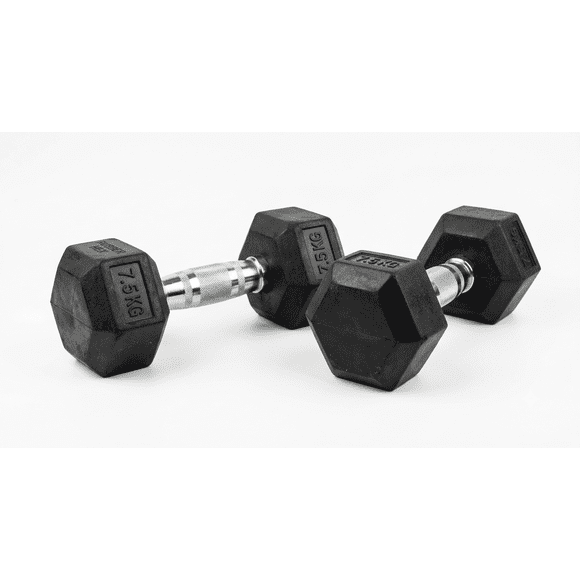 Par de mancuernas hexagonales - 7.5 KG