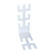 thumbnail image 2 of Soporte De Circuito De Respiración De Anestesia Para Mascotas Soporte Roscado Universal En Forma De L Blanco, 2 of 5