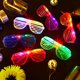 thumbnail image 5 of Gafas de sol LED para fiesta Honoson 102 piezas Neon Glow, 5 of 6