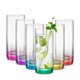 thumbnail image 1 of Vasos Highball JoyJolt 370 ml, juego de 6 colores, 1 of 5