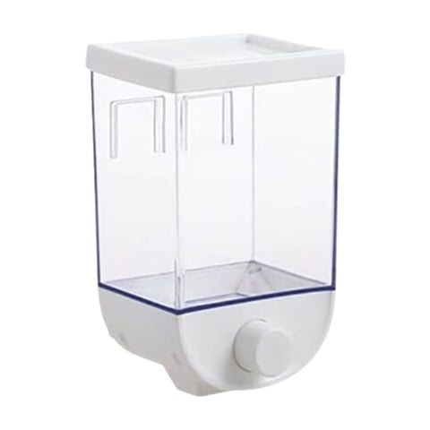 Importclick - Contenedor Organizador Pared Cereales Azúcar Especies 1 Litro. Blanco