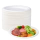 thumbnail image 1 of Platos de papel desechables EcoliPak, 10 pulgadas, 150 unidades, color blanco, 1 of 7