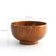 thumbnail image 1 of Xiao Hua Tazón Pequeño de Madera 5.91 X 3.15 inches 1 Pieza, Veta de Madera natural Apta para Alimentos, Tazón para Salsa y Ensalada, Usado para Decoración de Mesa de Comedor rural de Condimentos, 1 of 3