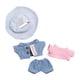 thumbnail image 3 of Traje Vaquero Para Muñeca, Ropa De DIY Para Muñecas Para Muñeco Colgante De 17cm, Vestido, Muñeca De Moda Con Sombrero A Rayas, 3 of 3