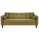 thumbnail image 1 of Sofa Retro 3cg Felpa 00 Verde Musgo, 1 of 6