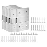 Bothyi - 8 Pares De Colgadores De Cuadros Con Tacos Franceses Resistentes Para Pintura De Pared, Gabinete De Arte