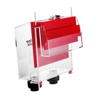 Magideal - Caja De Desbordamiento De Entrada, Accesorios Para Acuario, Acrílico, Fácil De Instalar, Peine De Desbordamiento, Filtro Interno, Sifón, Arranque Auto 5000L Rojo