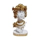 thumbnail image 1 of Estatua De Mujer Africana, Figura De Busto De Señora Creativa Para Decoración Del Hogar, Sala De Estar, Estilo A, Blanco, 1 of 3