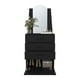 thumbnail image 3 of Comoda Con Espejo 3 Cajones 1 Puerta Negro, 3 of 7
