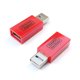 thumbnail image 1 of Bloqueador de datos USB PortaPow 3rd Gen Red, paquete de 2, 1 of 6
