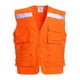 thumbnail image 1 of Chaleco Geologo Alta Visibilidad Multibolsillo X Espalda naranja L, 1 of 3