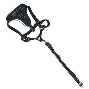 Mascan - Arnés Multiuso Negro Para Perro Xs