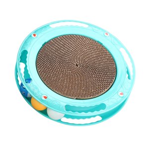 Ioensy - Durable Cat Scratching Board Antideslizante Bottom Scratch Pad Grinding Claw Nest Blue