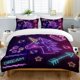 thumbnail image 1 of Purple Unicorn Full Bedding Set for Kids Boys Girls Glitter Galaxy Unicorn Duvet Cover 3 Piece Space Unicorn Comforter Cover, 1 of 5