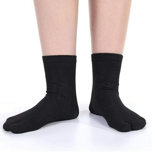 Calcetines de punta dividida para hombres y mujeres, calcetines tipo zueco para hallux valgus, ortopédicos, con punta dividida y absorción del sudor.