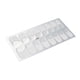 thumbnail image 1 of Tiras de gel para uñas, calcomanías completas para decoración de uñas, set para niñas Blanco, 1 of 5